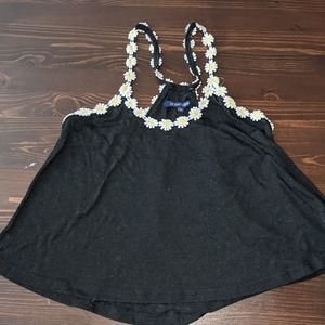 Ocean drive daisy cropped shirt